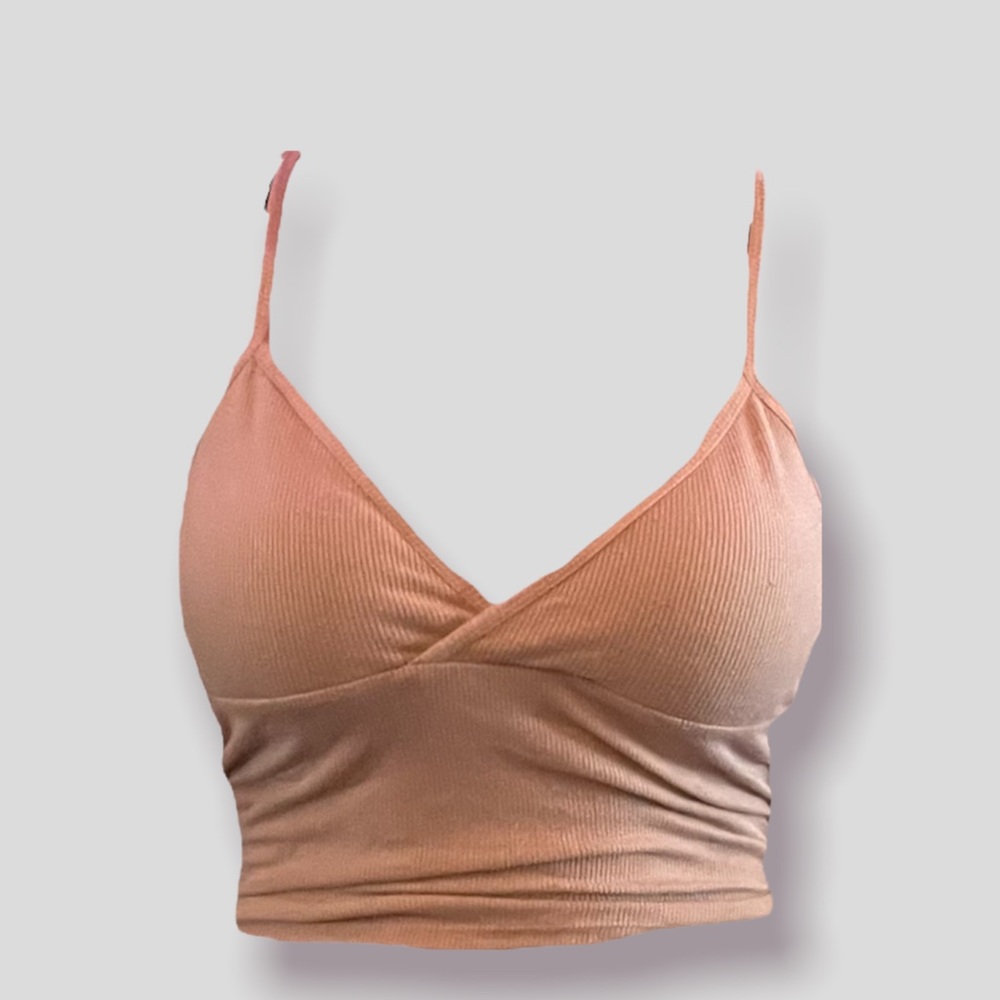 tan tank top not sure what brand